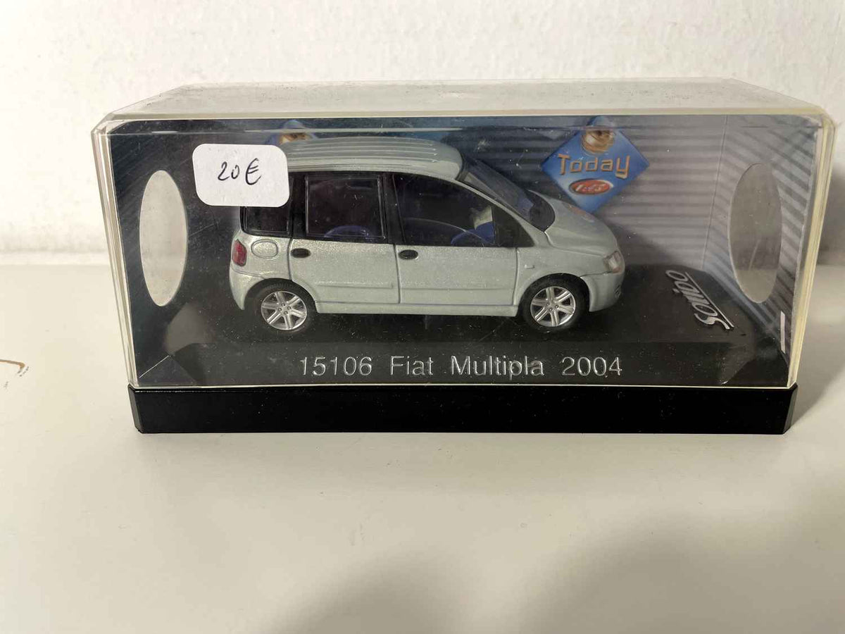 Fiat Multipla bleu grisé de 2004 - Solido référence 15106
