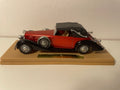 Delage D8 120 rouge et capote noire de 1939 - Solido