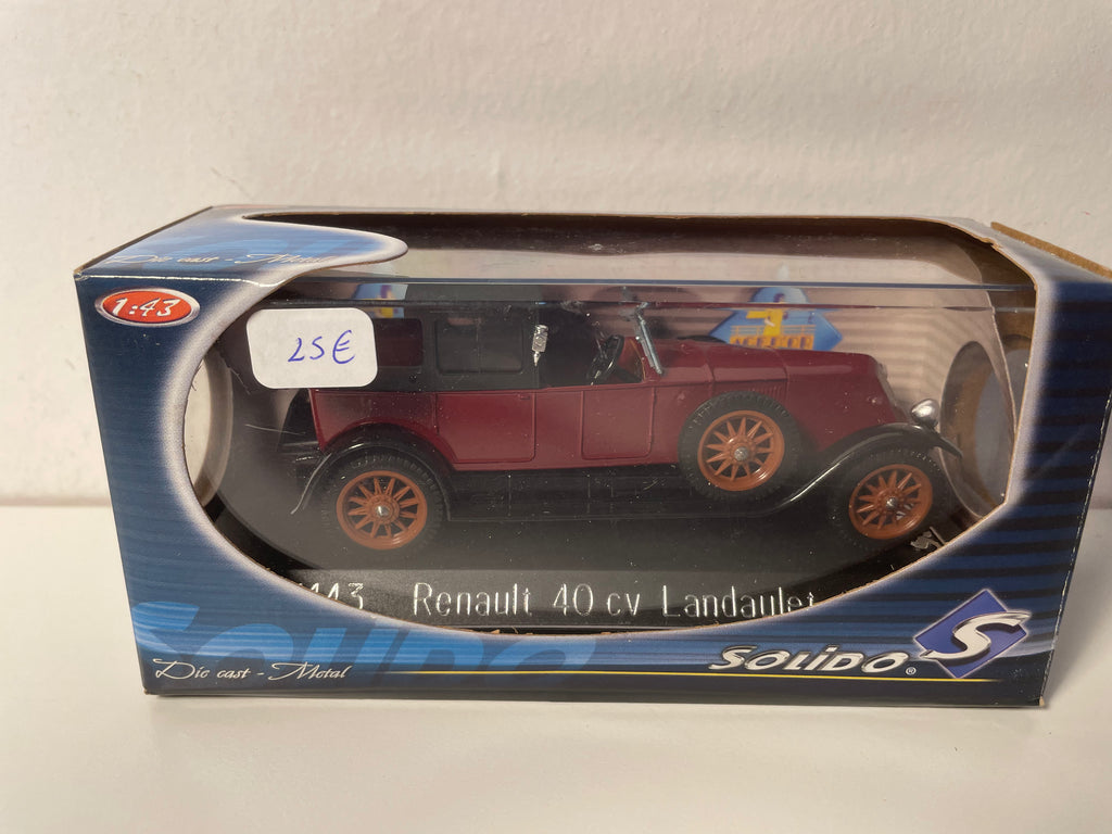 Renault 40 CV Landaulet bordeaux - Solido référence 4143