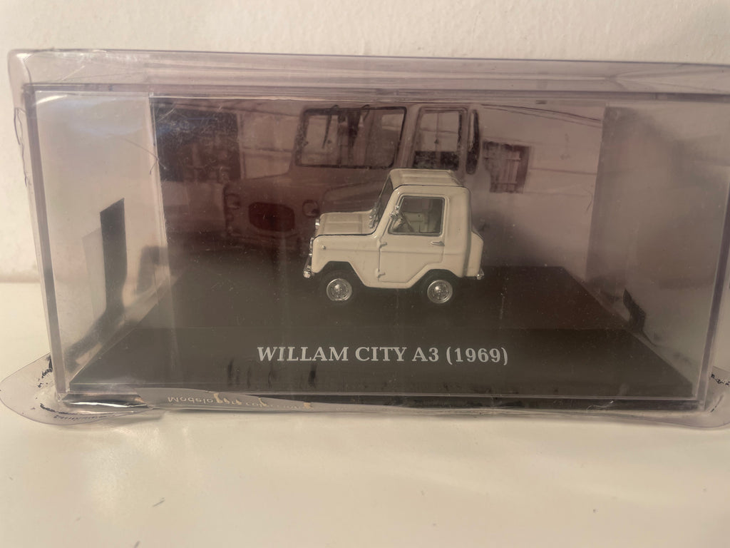 Microauto William City A3 gebroken wit uit 1969 - Franco-Italiaans Auto