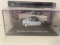 Microcoche Mochet CM-125 Y Berlina azul y techo negro de 1956 - coche francés