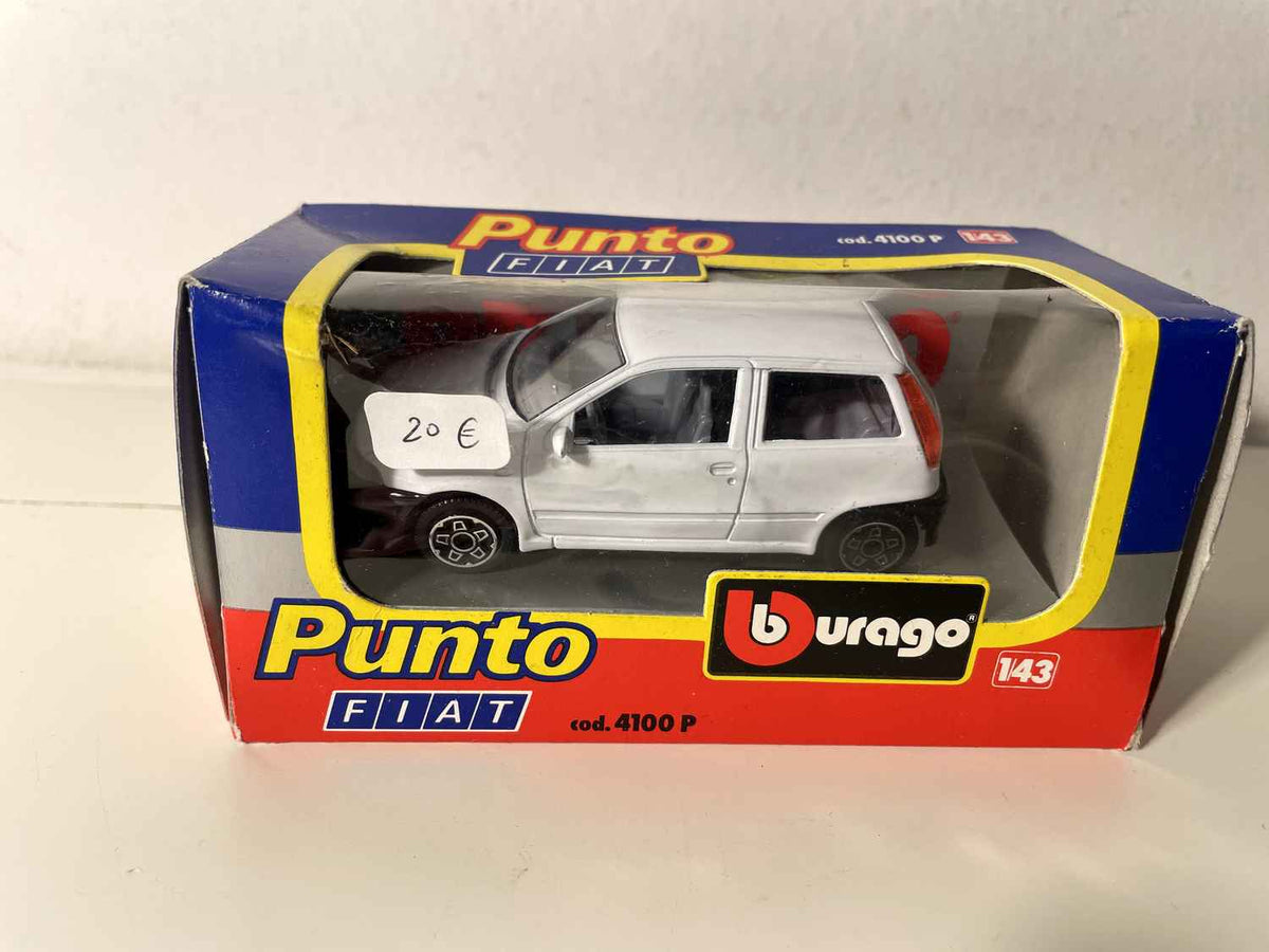 Fiat Punto biała - kod Burago 4100 P