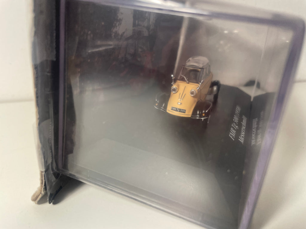 Micro auto vun der fréier Messerschmitt FMR Tg 500 brong aus 1958 - däitscht Auto