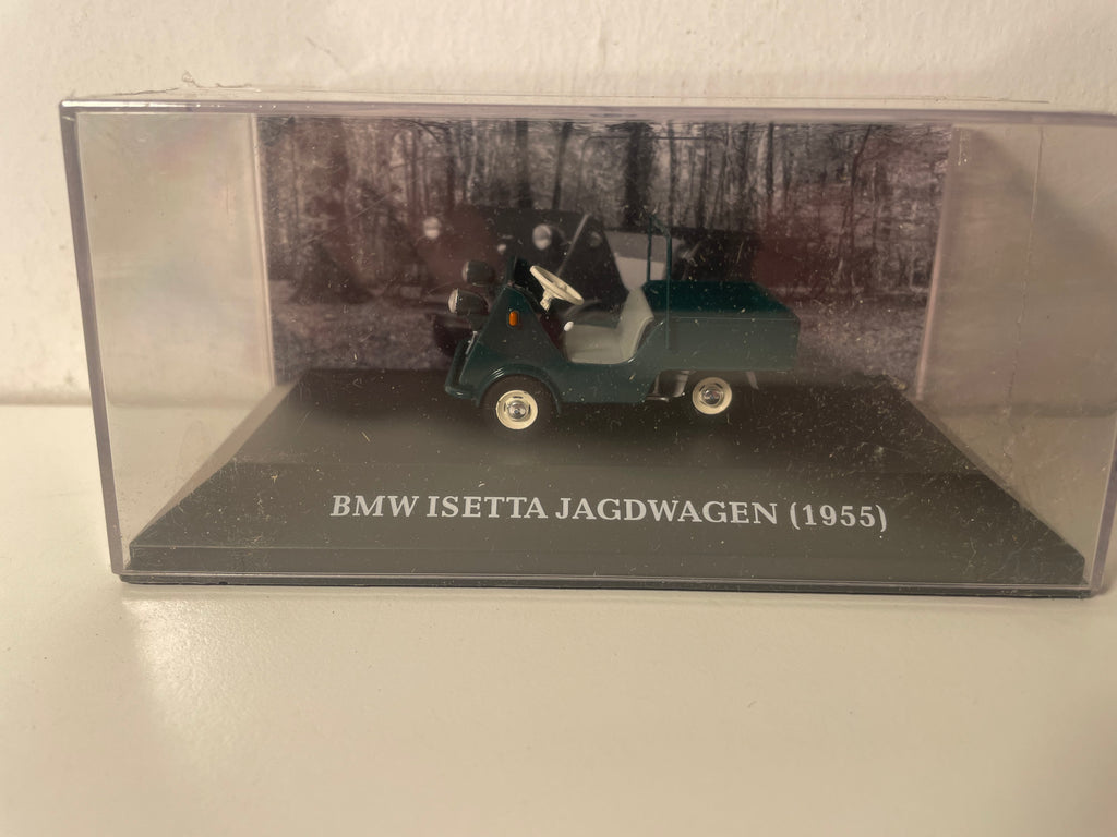 1955 Groene BMW Isetta Jagdwagen Micro Vintage Auto - Italiaanse en Duitse Merken