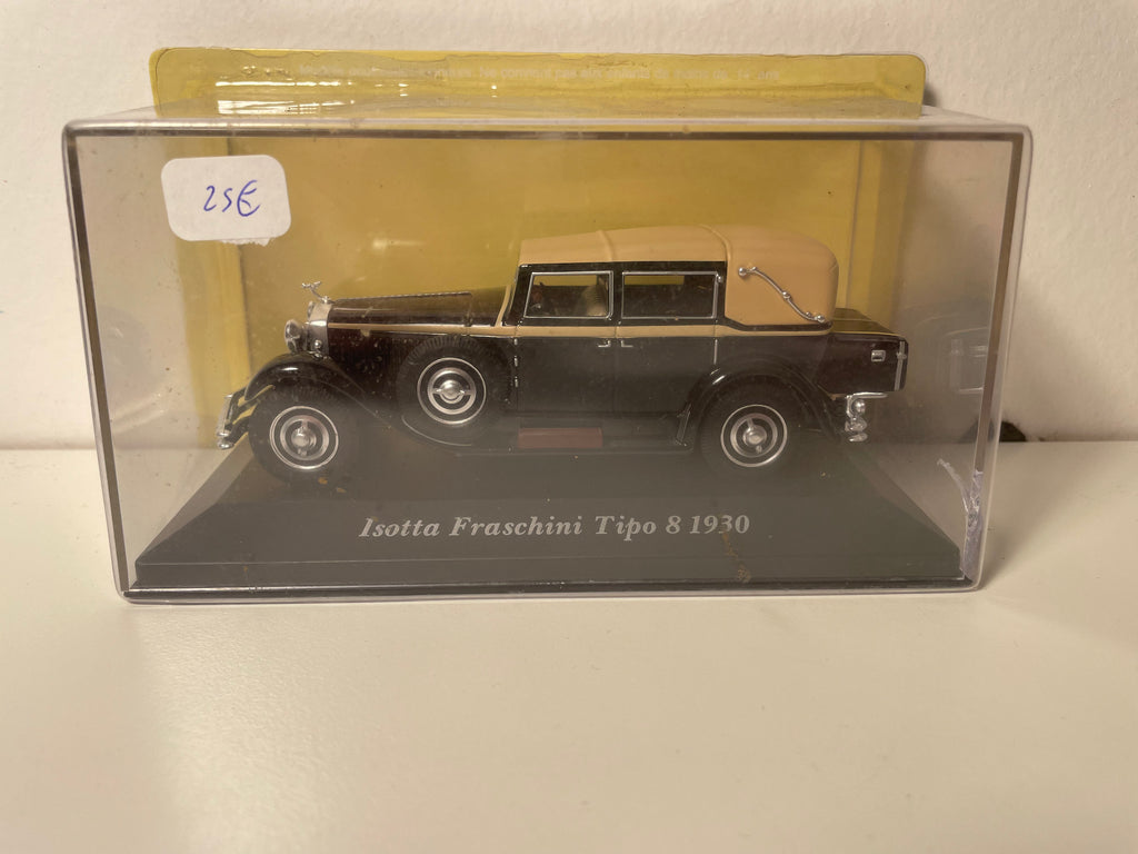 Isotta Fraschini Tipo 8 schwarz mit hellbraunem Dach von 1930