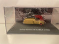 Micro Auto vum Fréieren Bond Minicar Mark C brongt mat burgundy Däch vun 1955 - eng englesch Auto