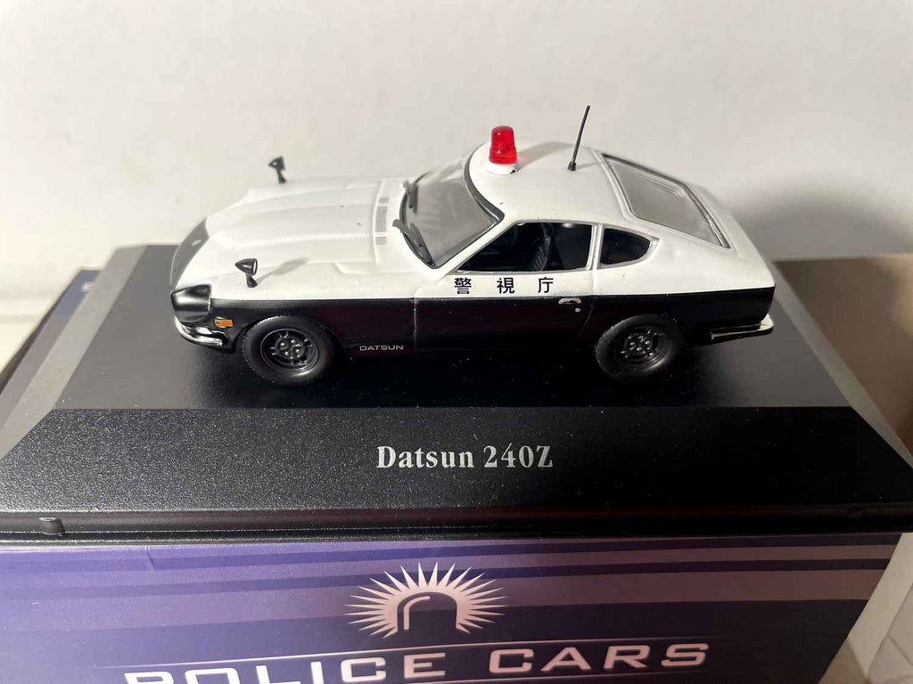 Datsun 240Z biało-czarny japoński POLICJA