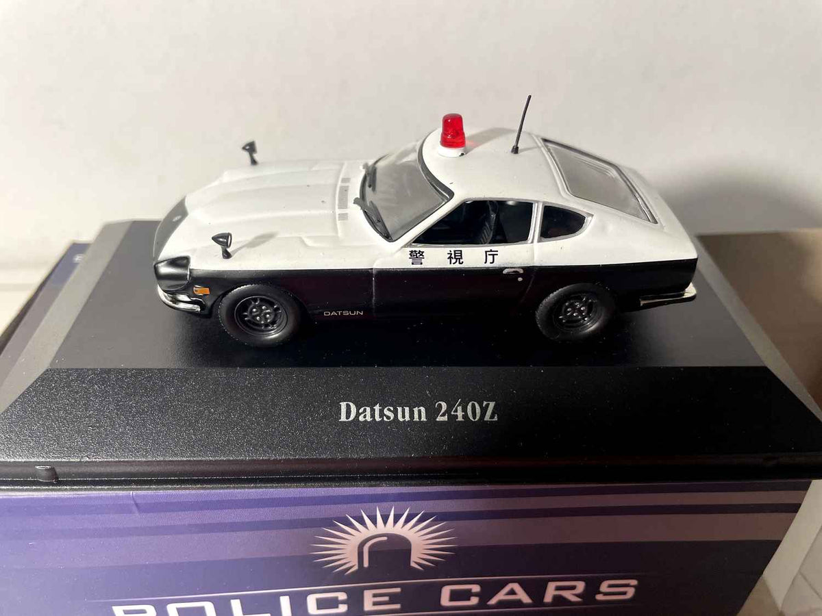 Datsun 240Z biało-czarny japoński POLICJA
