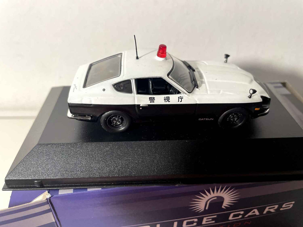 Datsun 240Z biało-czarny japoński POLICJA