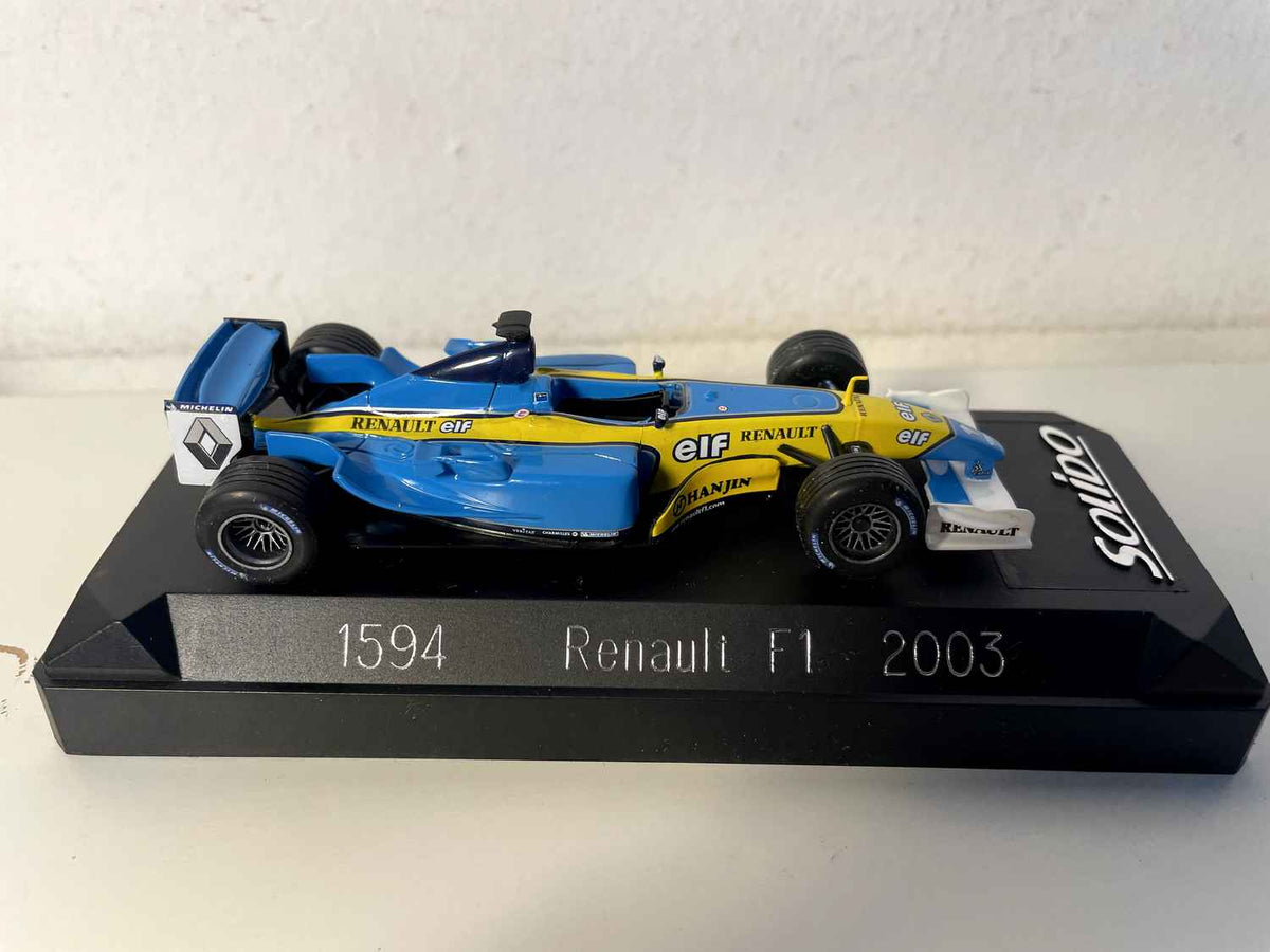 Renault F1 blauw en geel uit 2003 (Formule 1) - Solido referentie 1594