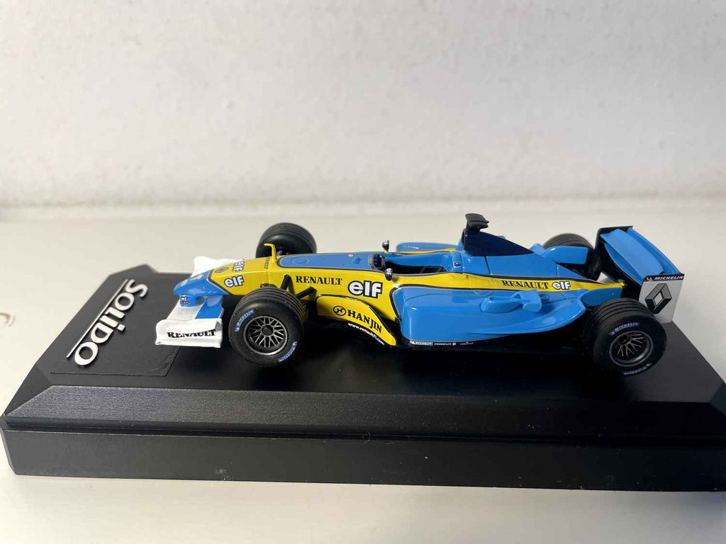 Renault F1 blauw en geel uit 2003 (Formule 1) - Solido referentie 1594