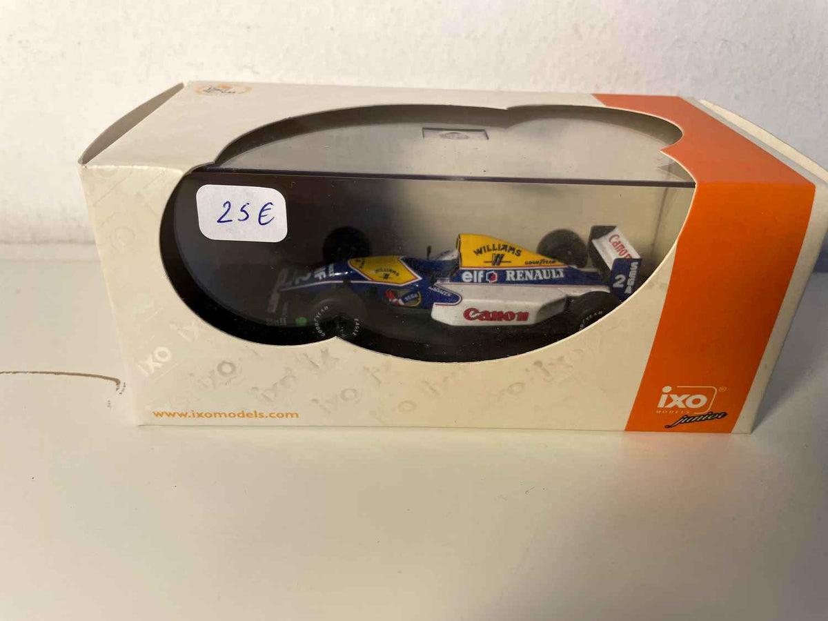 Williams FW15B Weiß, Blau und Gelb Nummer 2 (Formel 1) von 1993 - Alain Prost - Ixo