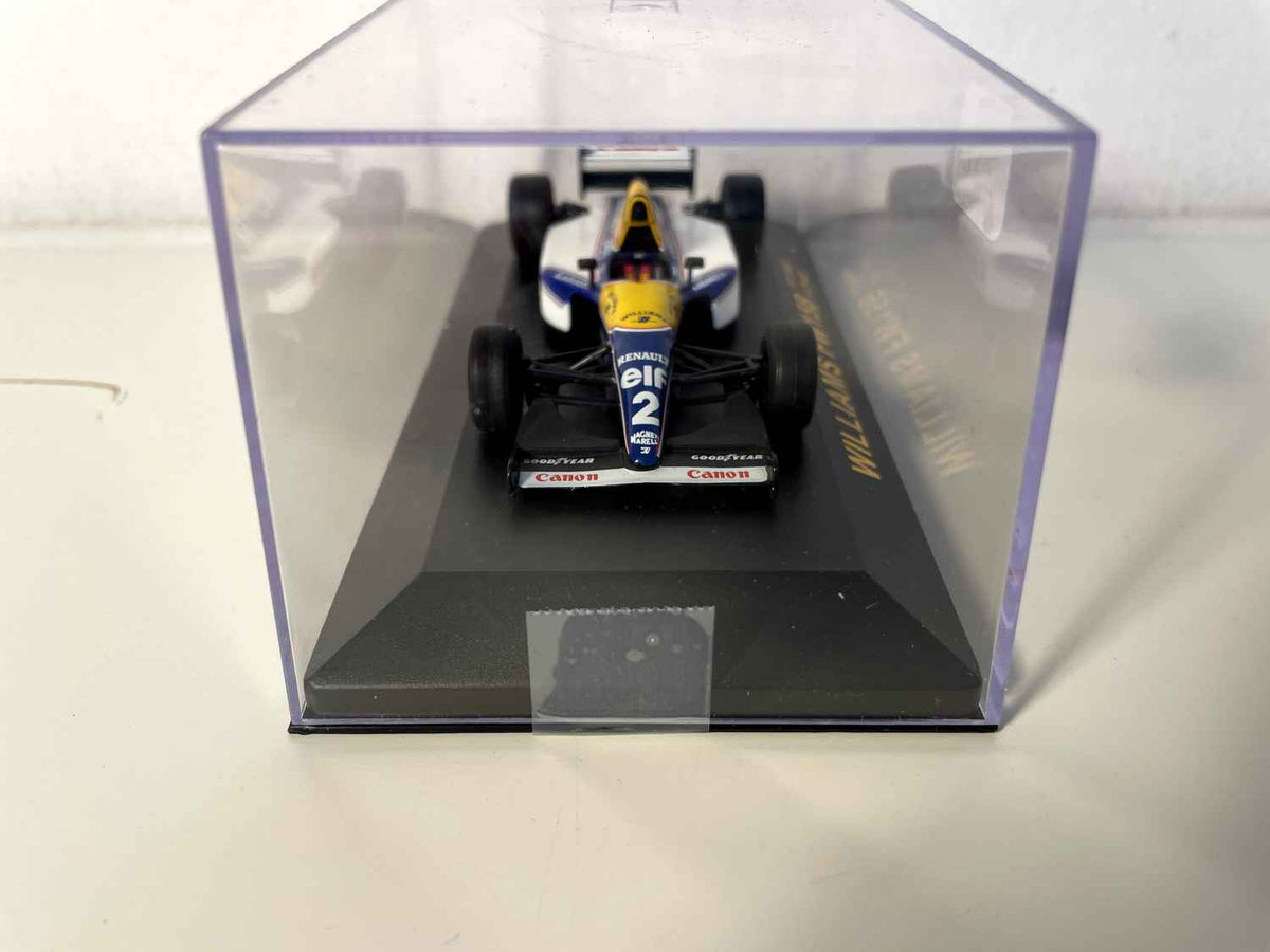 Williams FW15B Weiß, Blau und Gelb Nummer 2 (Formel 1) von 1993 - Alain Prost - Ixo