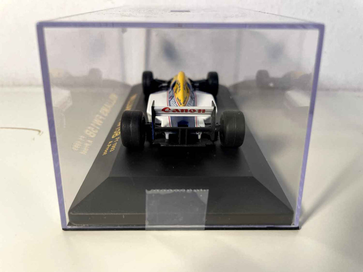 Williams FW15B Weiß, Blau und Gelb Nummer 2 (Formel 1) von 1993 - Alain Prost - Ixo
