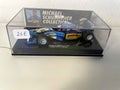 Benetton Renault B 195/2 niebiesko-biały numer 2 (Formuła 1) - Grand Prix Francji 1995