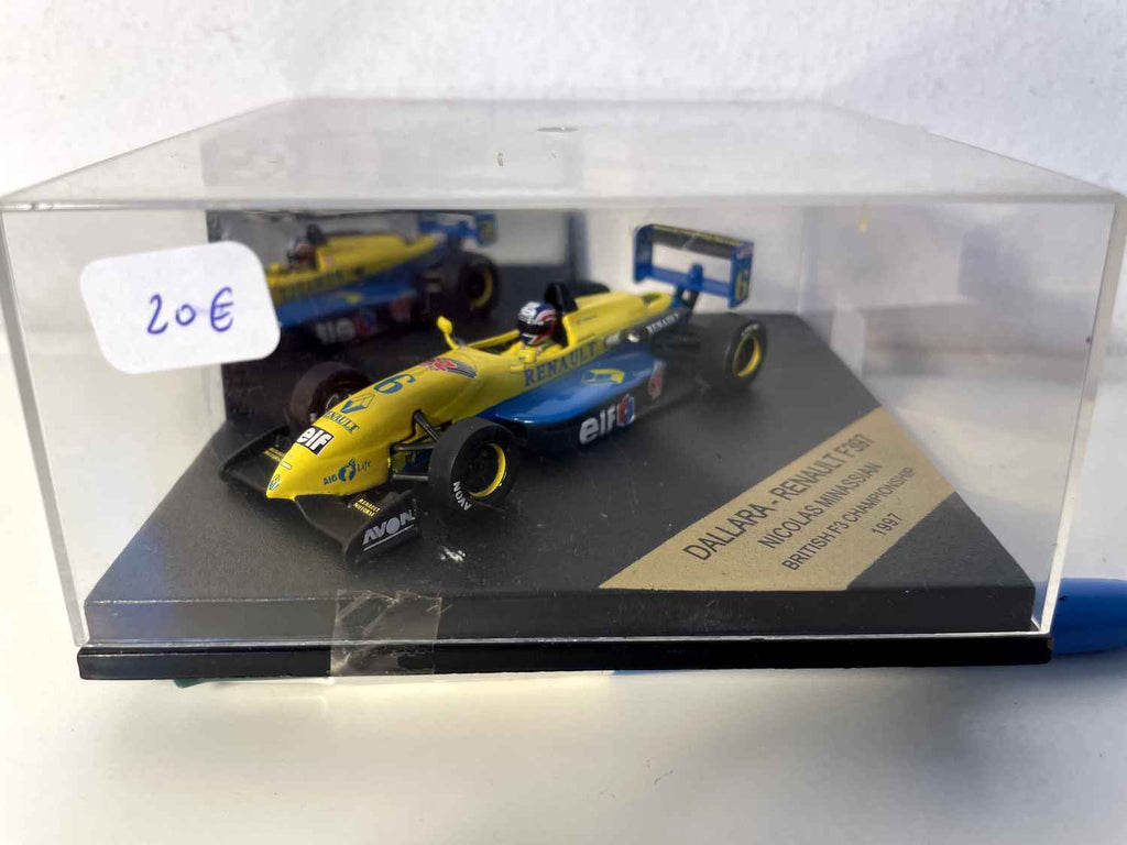 Dallara - Renault F397 jaune et bleue numéro 6 - Formule 1 - championnant F3 de GB de 1997 (boite carrée)