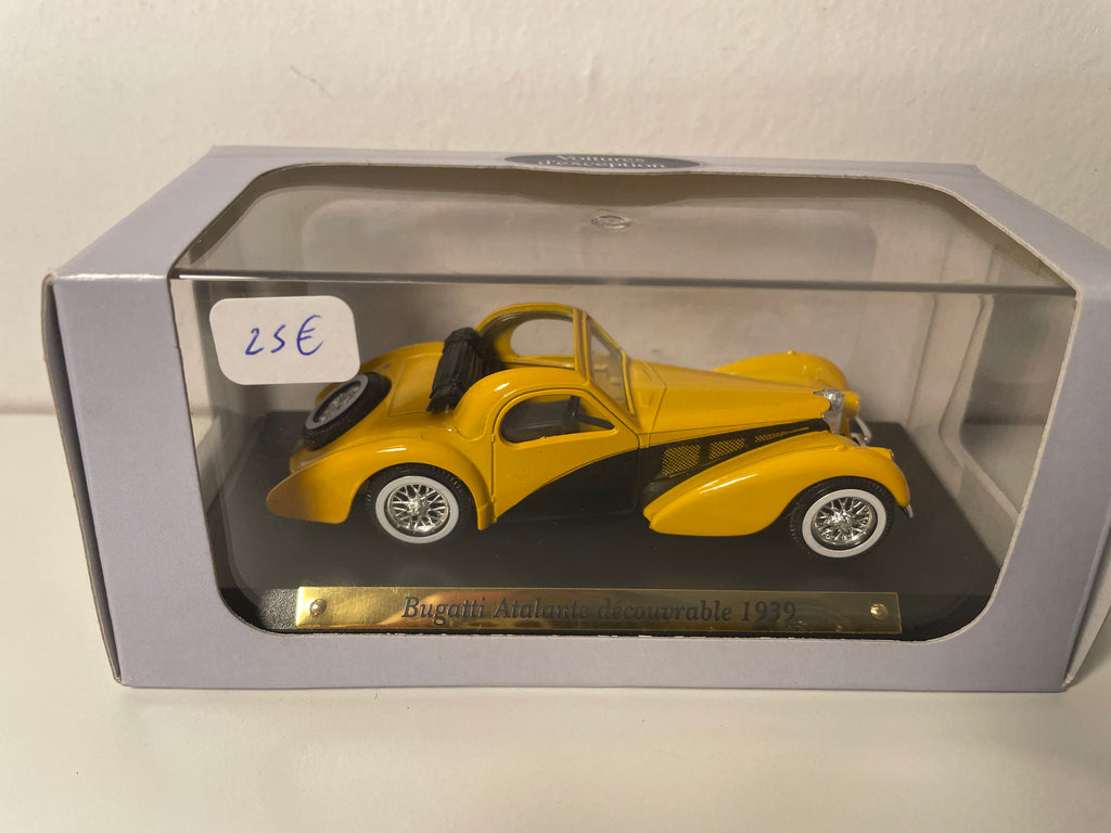 Bugatti Atalante conversível amarela de 1939 (coleção Carros Excepcionais)