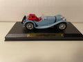 Jaguar SS 100 bleue de 1938 (collection Voitures d'exception)