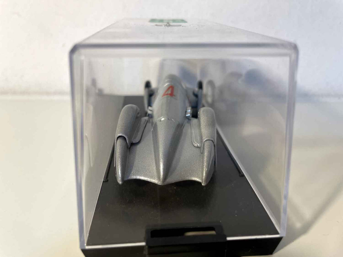 Auto Union Rekordwagen HP 370 grise numéro 4 de 1937 - voiture de course (Brumm série ORO R108)