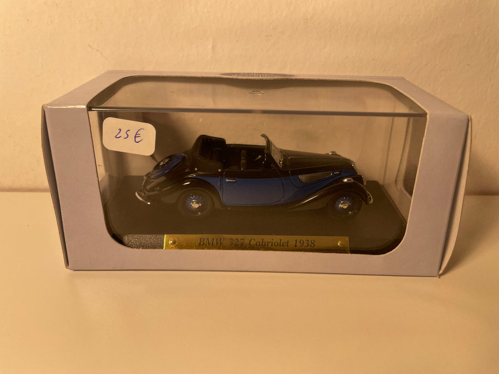 BMW 327 cabriolet azul y negro de 1938 (colección Coches excepcionales)