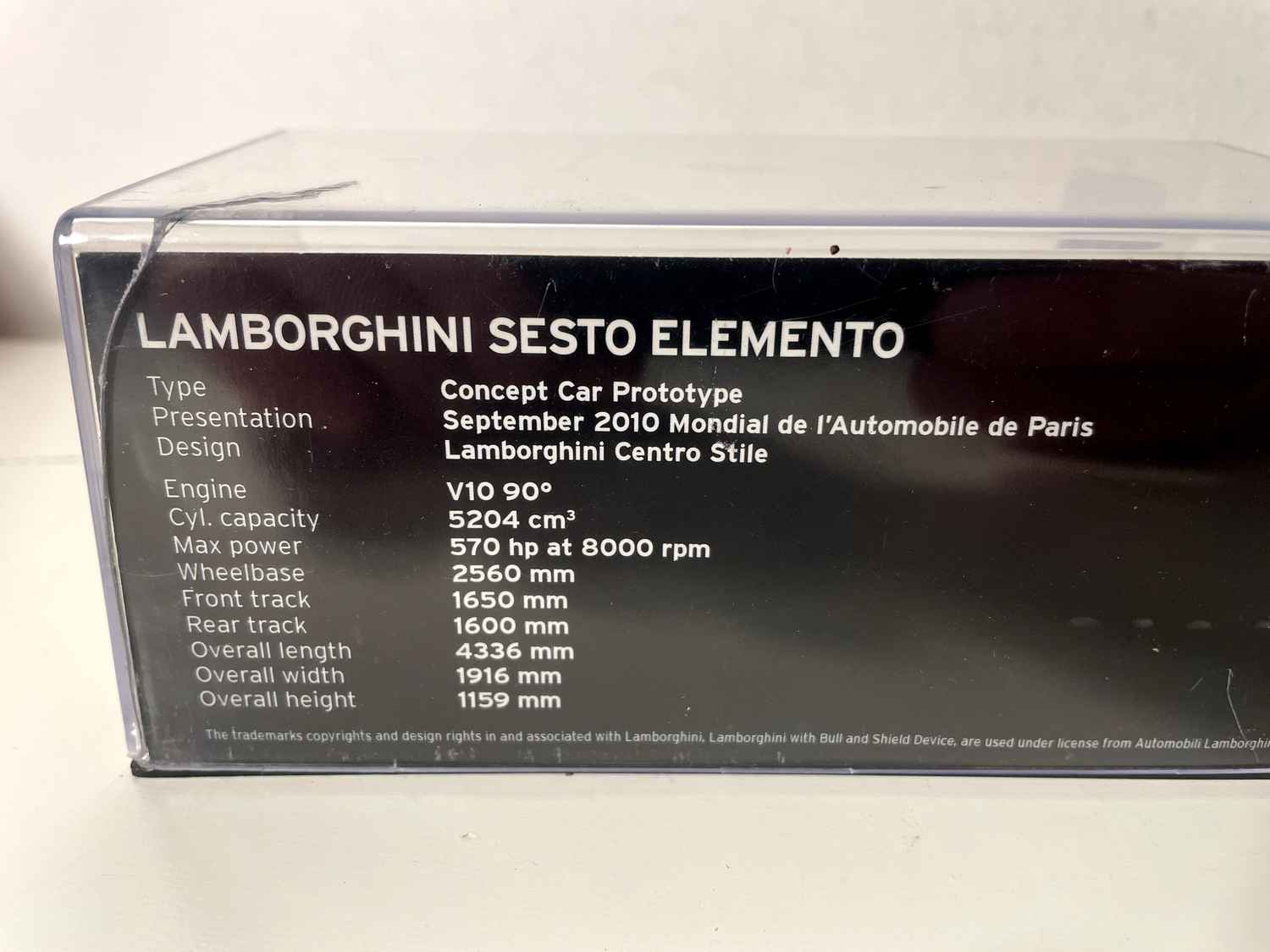 2010 Lamborghini Sesto Elemento Black