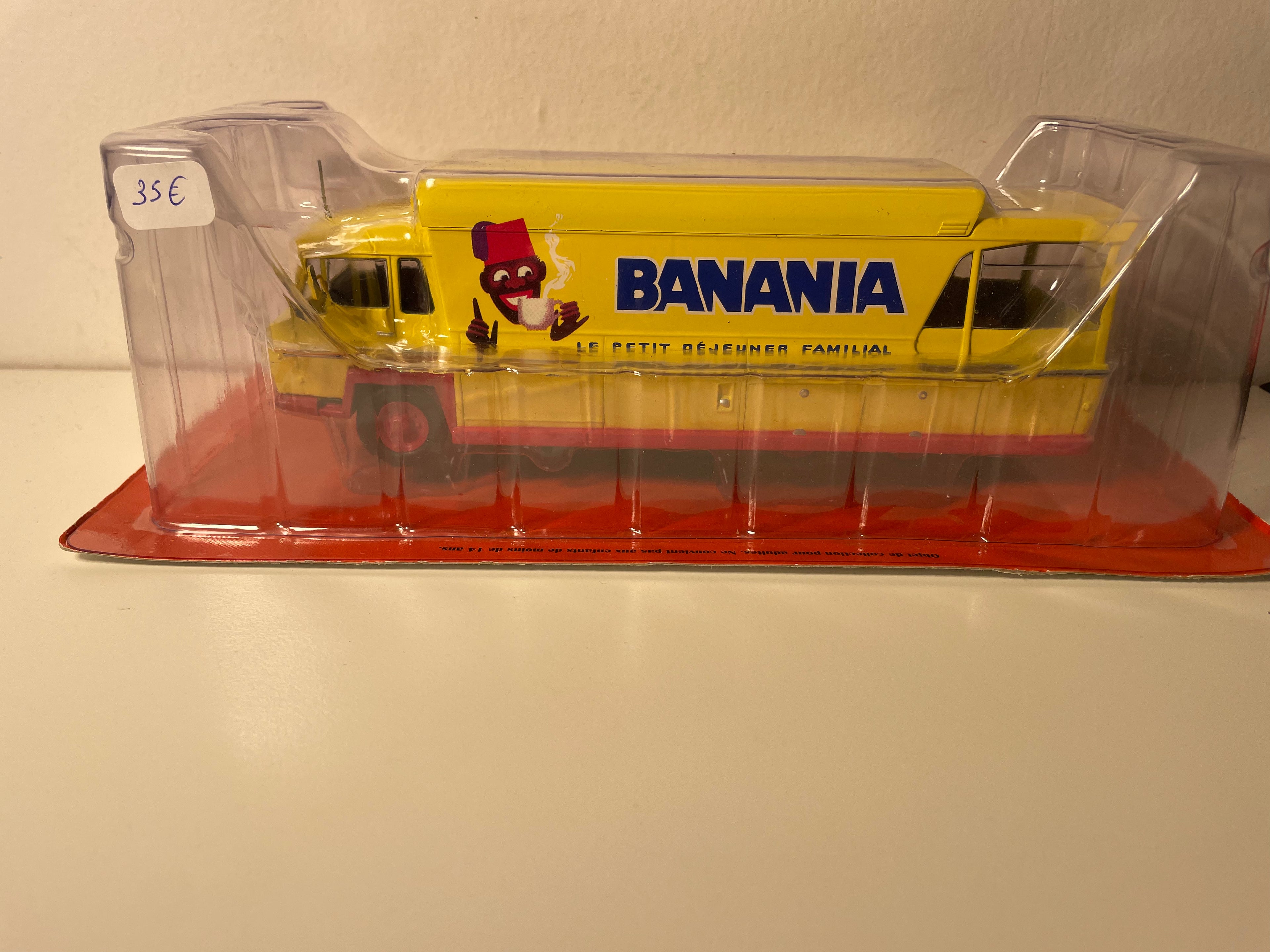 Camion Berliet ALM WKP 625 géil vum Tour de France mat BANANIA Reklamm
