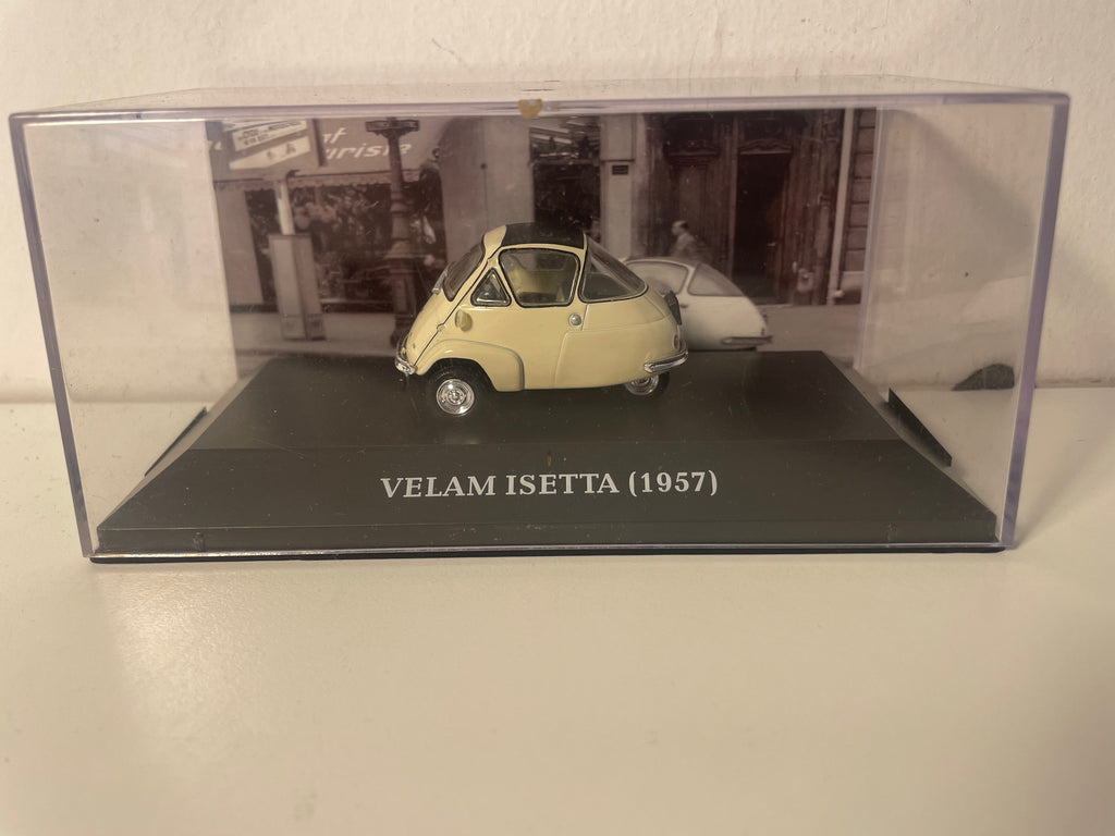 Vintage Microcar Velam Isetta Beige 1957 - French Car