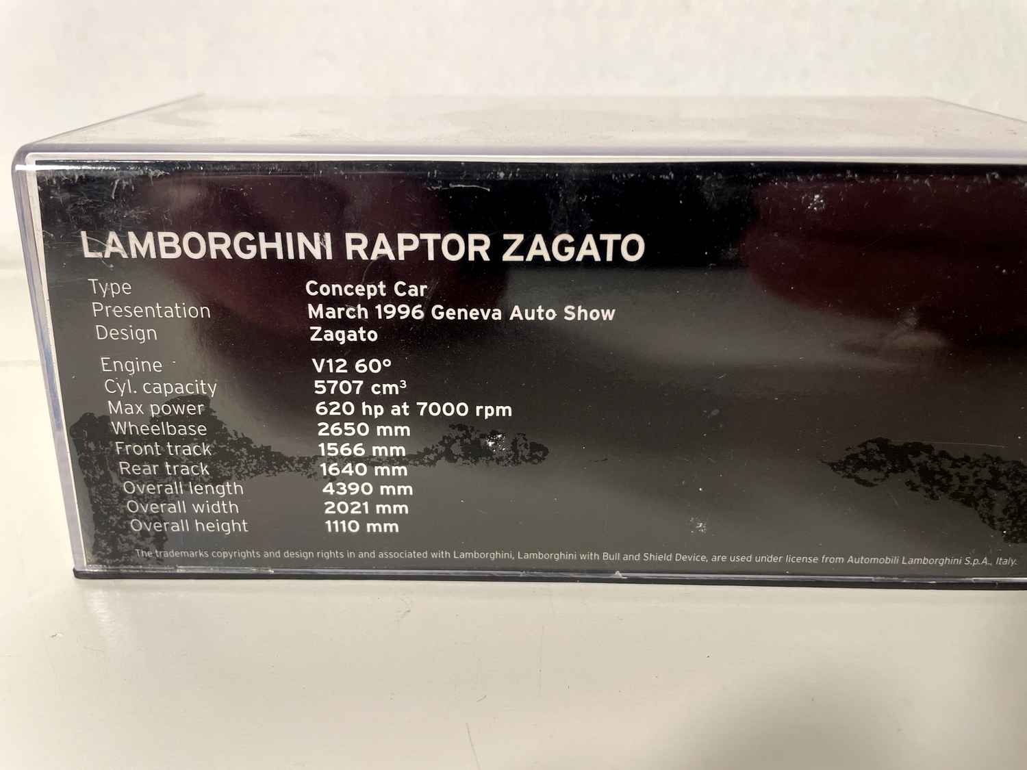 1996 Blue Lamborghini Raptor Zagato