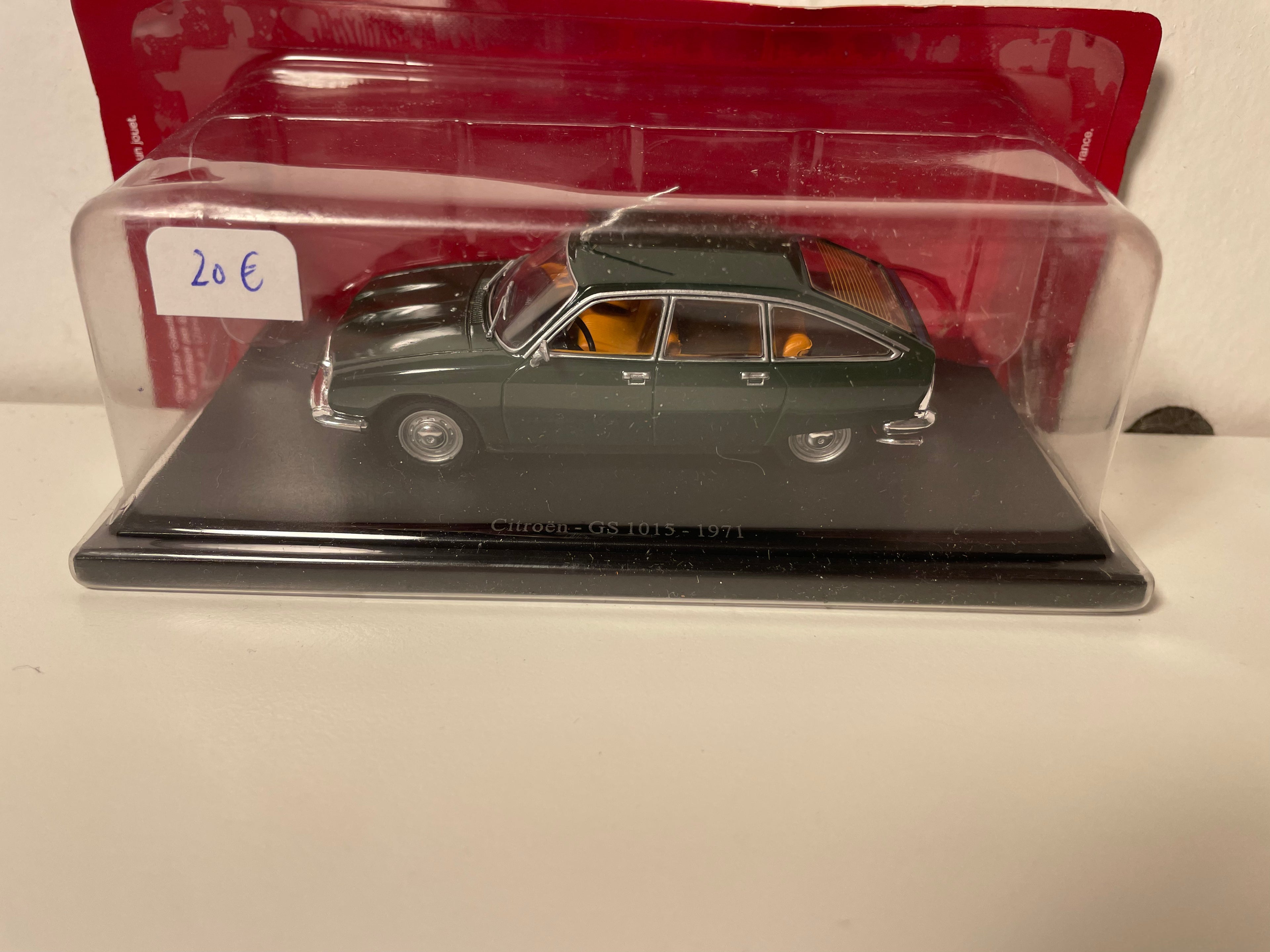 Citroën GS 1015 gréng vun 1971 (Blister)