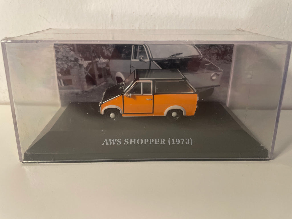 1973 AWS Shopper Vintage Micro Car in Orange and Black - German Car