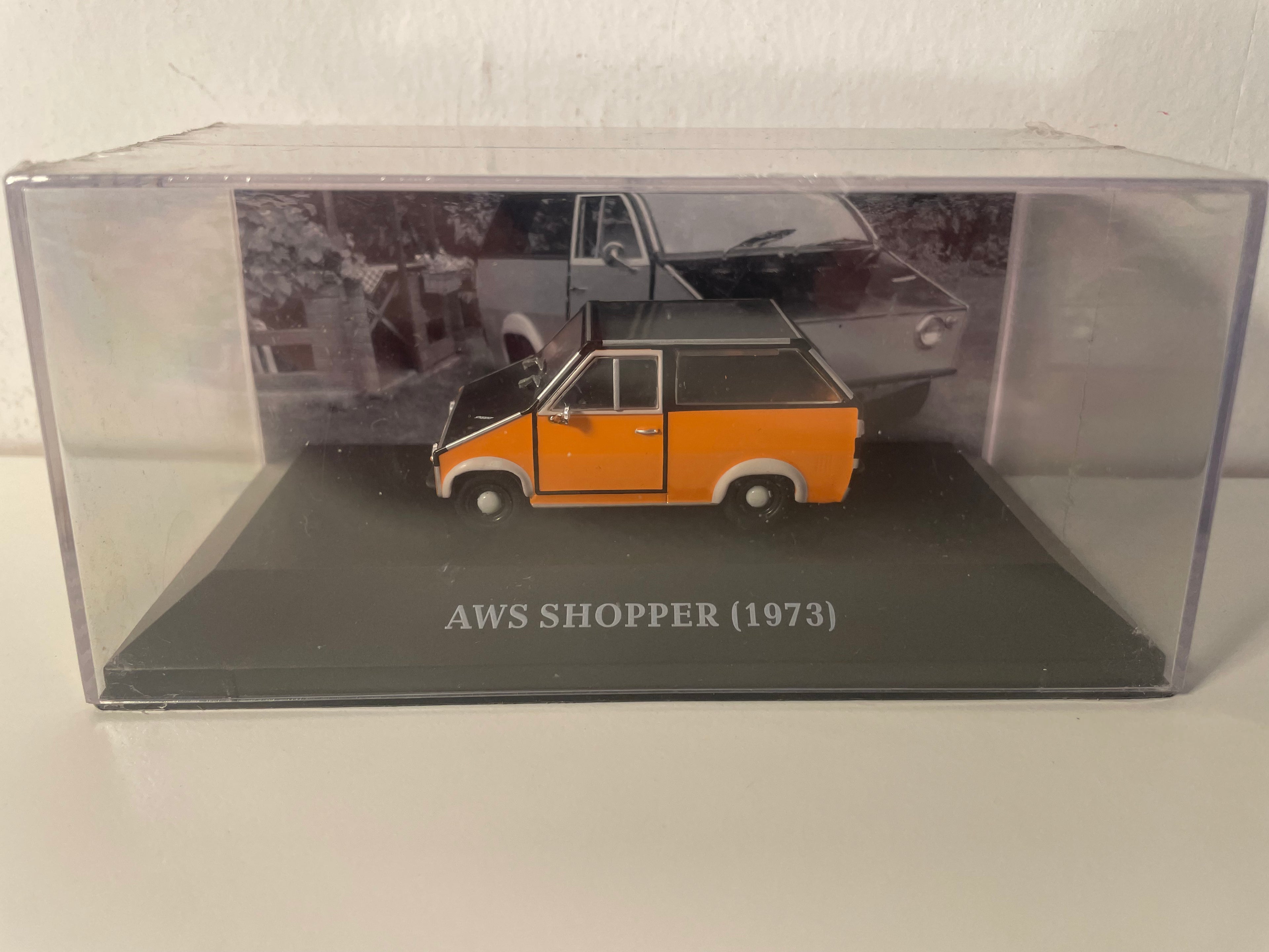 1973 AWS Shopper Vintage Micro Car in Orange and Black - German Car