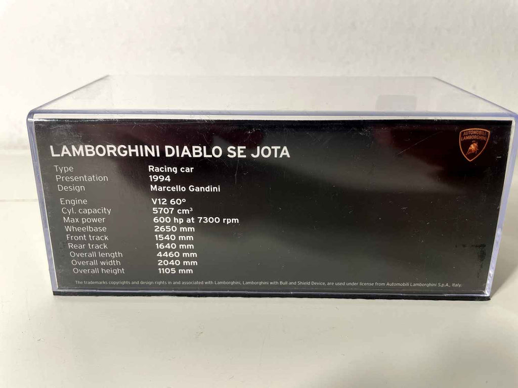 Lamborghini Diablo SE Jota blo a wäiss Nummer 188 aus 1996
