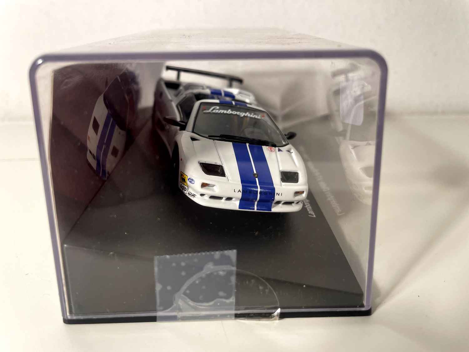 1997 Blue and White Lamborghini Diablo VT-R Roadster Troféo
