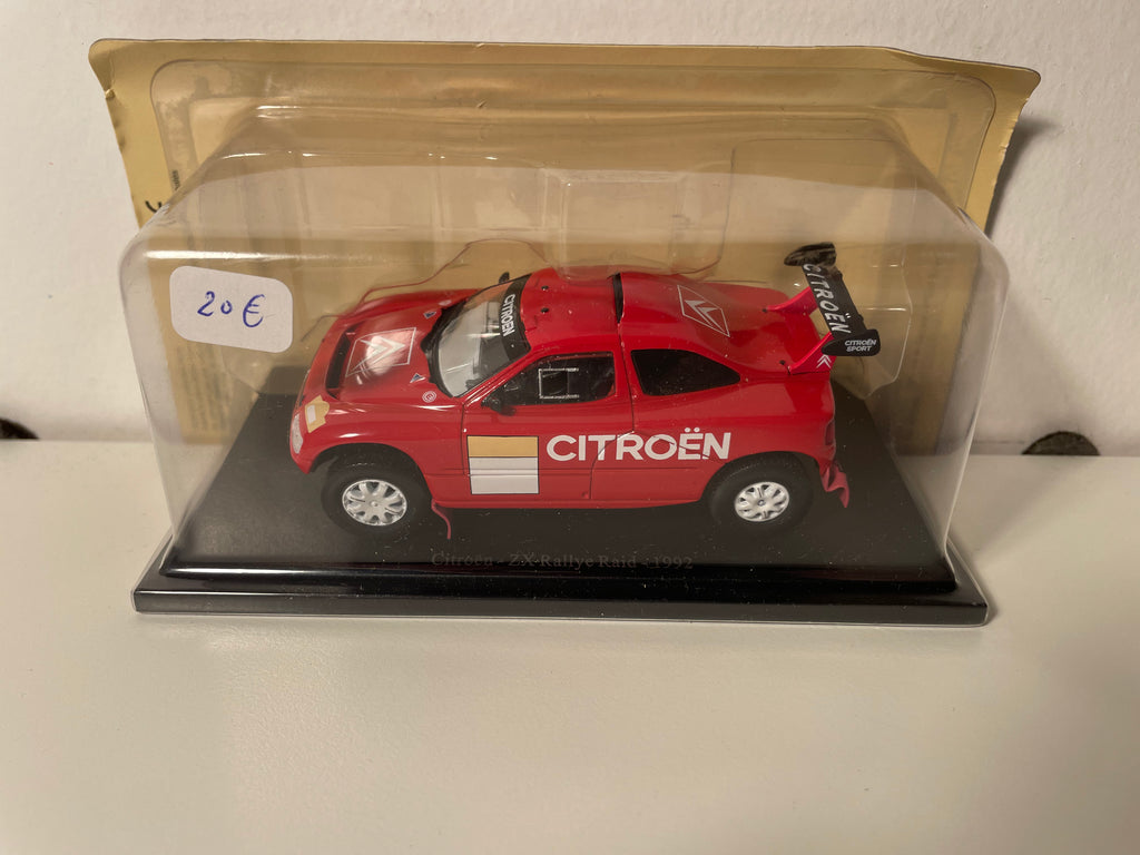 Citroën ZX Rallye Raid rouge de 1992 (sous blister)