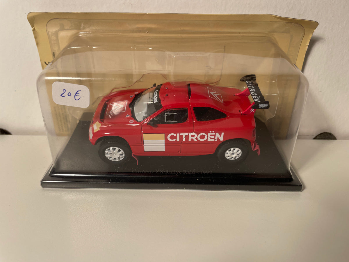 1／43 シトロンCX ラリー Citroën ZX Rallye Raid rouge de 1992 (sous blister) – Voiture
