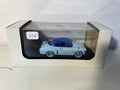 Renault 4 CV Autobleu cabriolet blauw en blauw (Miniroute collectie - referentie 78)