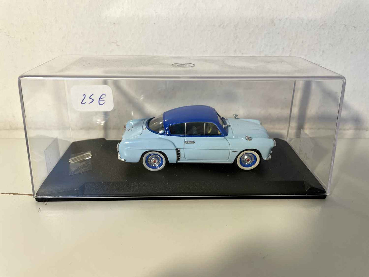 Renault 4 CV Autobleu cabriolet blauw en blauw (Miniroute collectie - referentie 78)