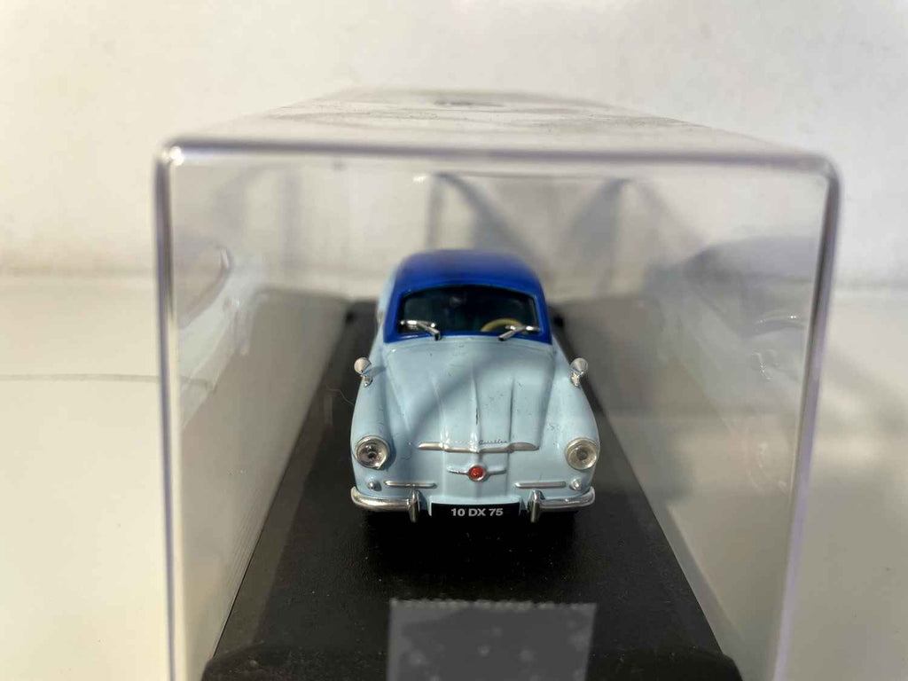 Renault 4 CV Autobleu cabriolet blauw en blauw (Miniroute collectie - referentie 78)