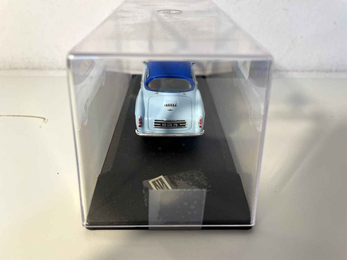 Renault 4 CV Autobleu cabriolet blauw en blauw (Miniroute collectie - referentie 78)