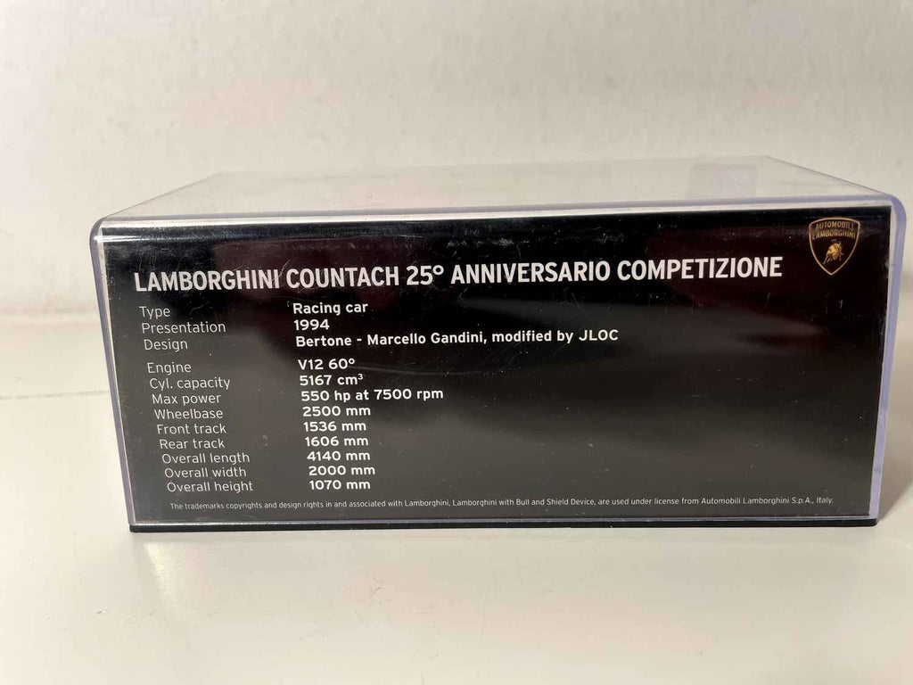 Lamborghini Countach 25th Anniversary Competizione Yellow Number 88 from 1994