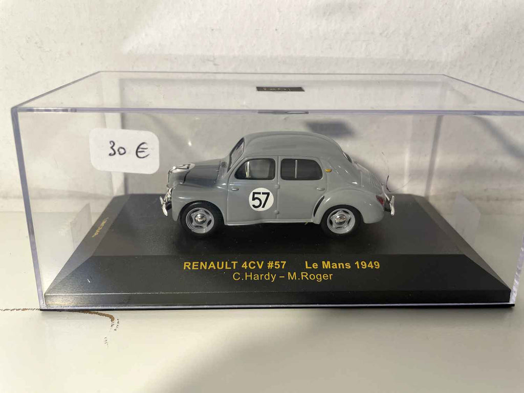 Renault 4 CV szary numer 57 - 24 Hours of Le Mans 1949 (IXO)