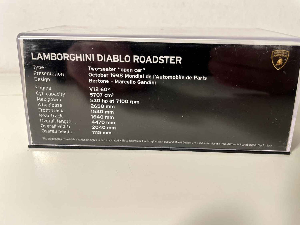 2000 Gelber Lamborghini Diablo Roadster