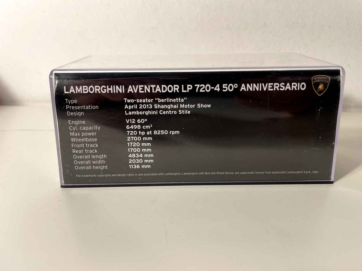 Lamborghini Aventador LP 720-4 50° Anniversario Yellow 2013