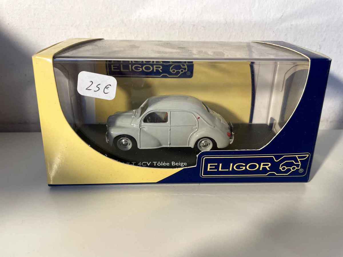 Renault 4 CV grijs plaatwerk (ook al is de basis beige gemarkeerd) ELIGOR