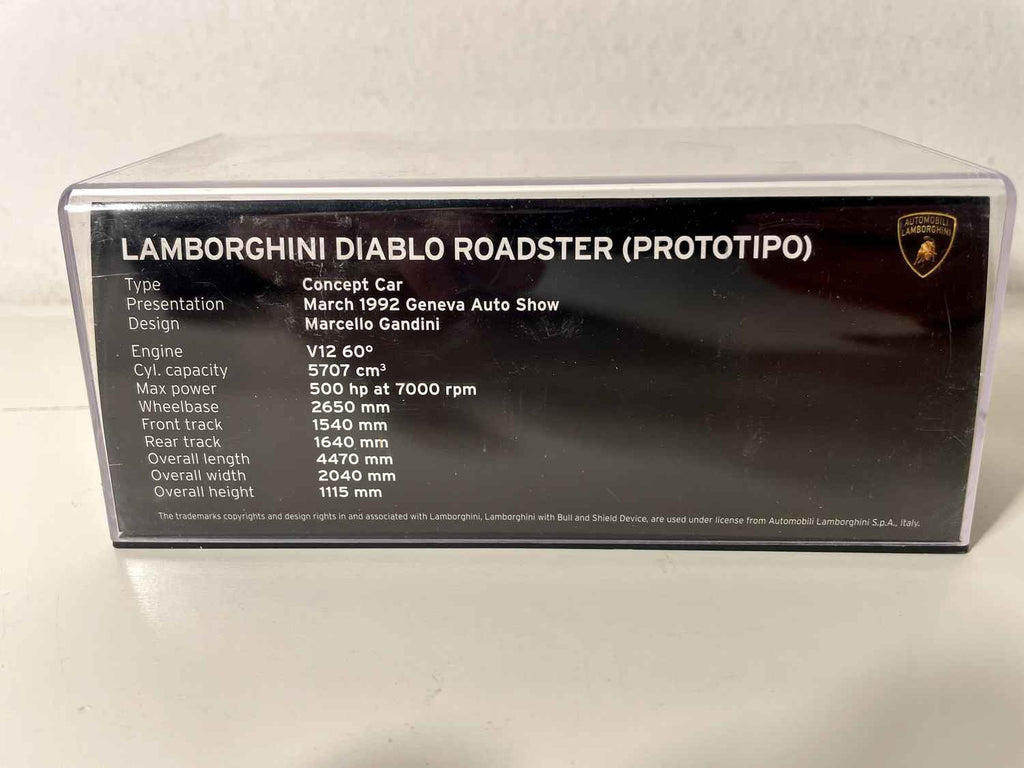 Lamborghini Diablo Roadster Gelb von 1992 (Prototyp)
