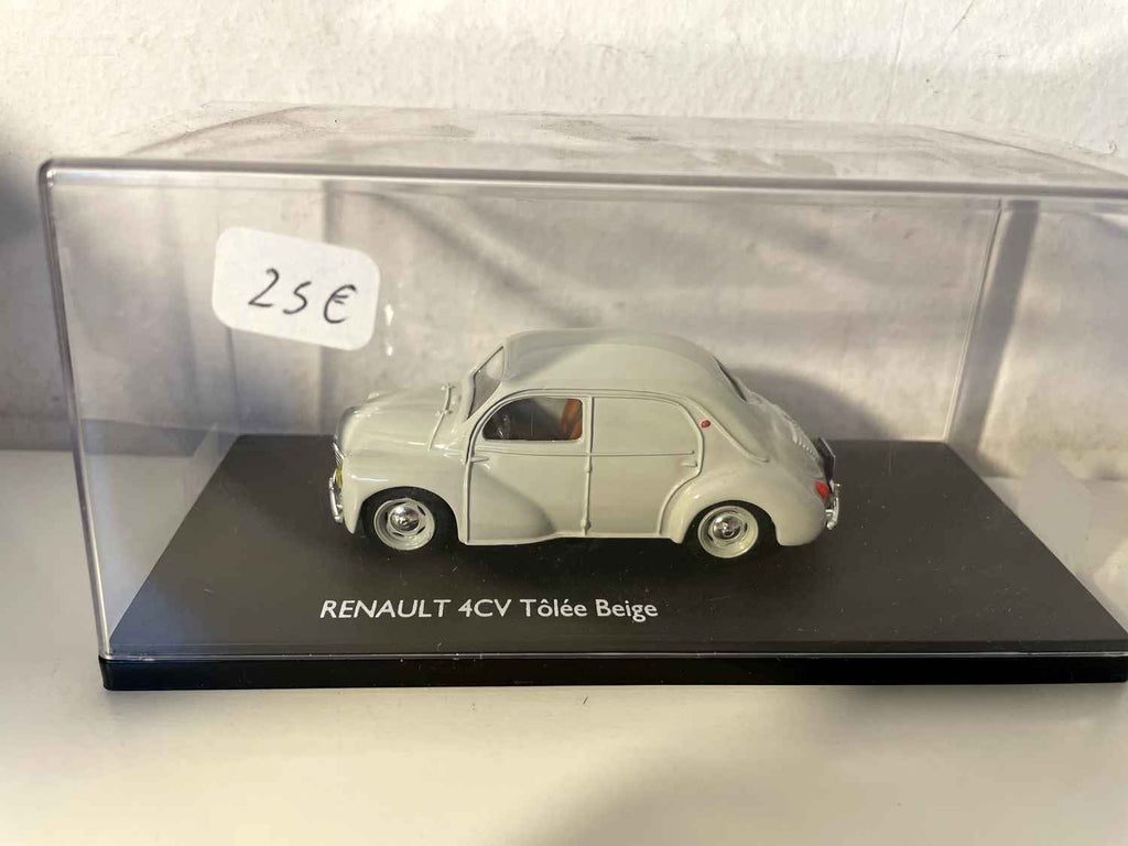Renault 4 CV grijs plaatwerk (ook al is de basis beige gemarkeerd) ELIGOR