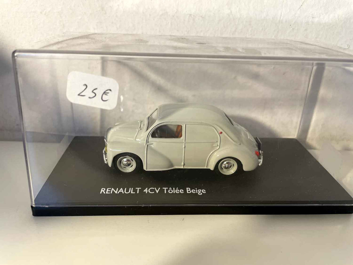 Renault 4 CV grijs plaatwerk (ook al is de basis beige gemarkeerd) ELIGOR
