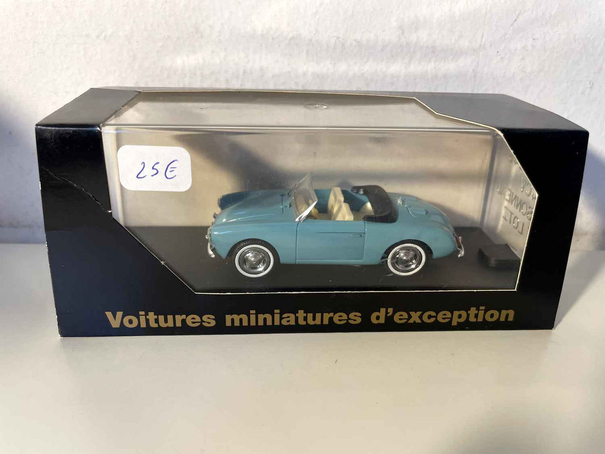 Renault 4 CV convertible light blue Brissonneau et Lotz (Exceptional miniature cars ref. V 243)