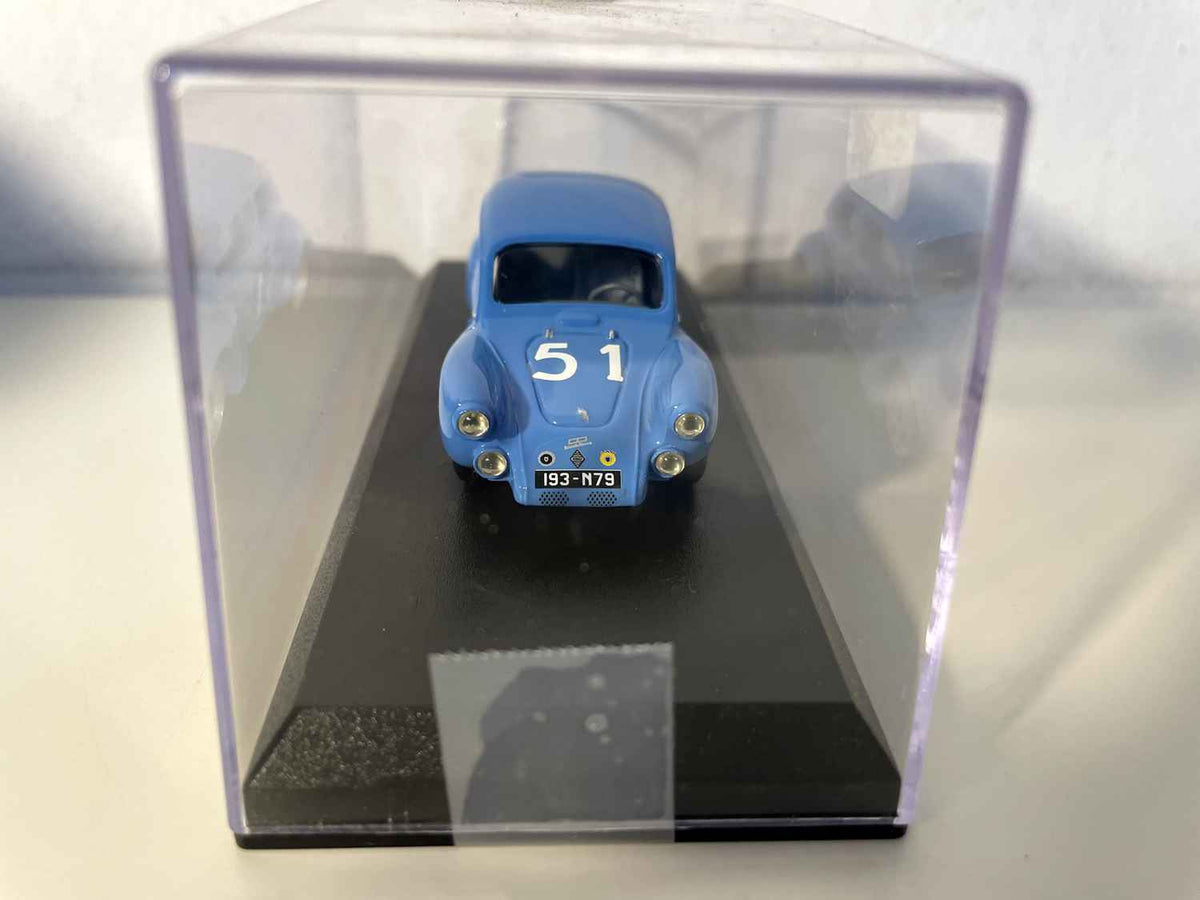 Renault 4 CV Bizeray bleue numéro 51 - Prototype coupé 2 portes - Bol d'Or 1953 (collection Mini Racing)