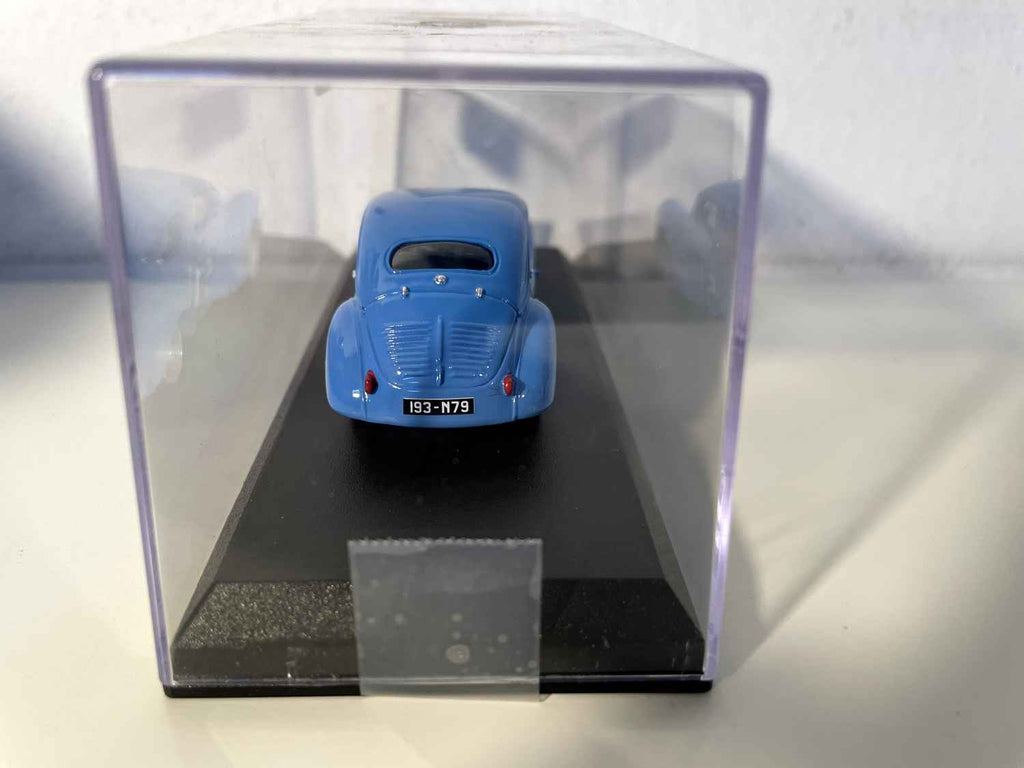 Renault 4 CV Bizeray bleue numéro 51 - Prototype coupé 2 portes - Bol d'Or 1953 (collection Mini Racing)